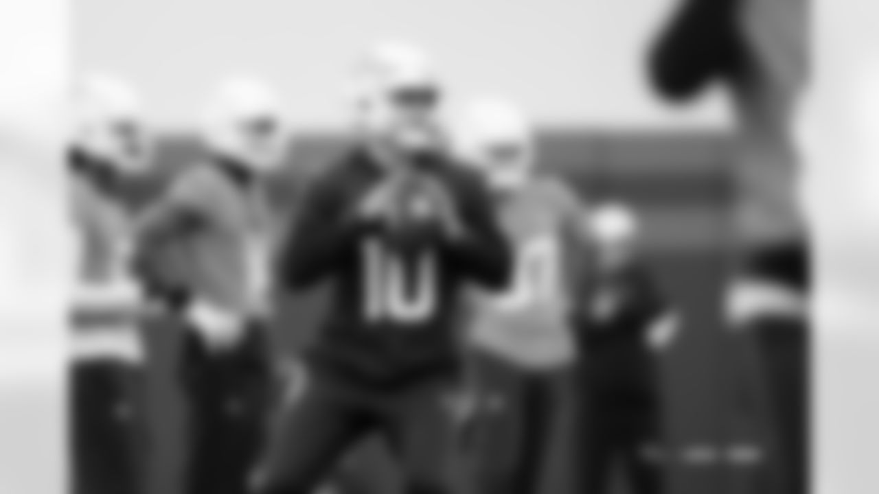 Bo Nix during practice on Thursday, December 18, 2025 at Broncos Park Powered by CommonSpirit in Englewood, Colorado.
Photo by Gabriel Christus / Denver Broncos