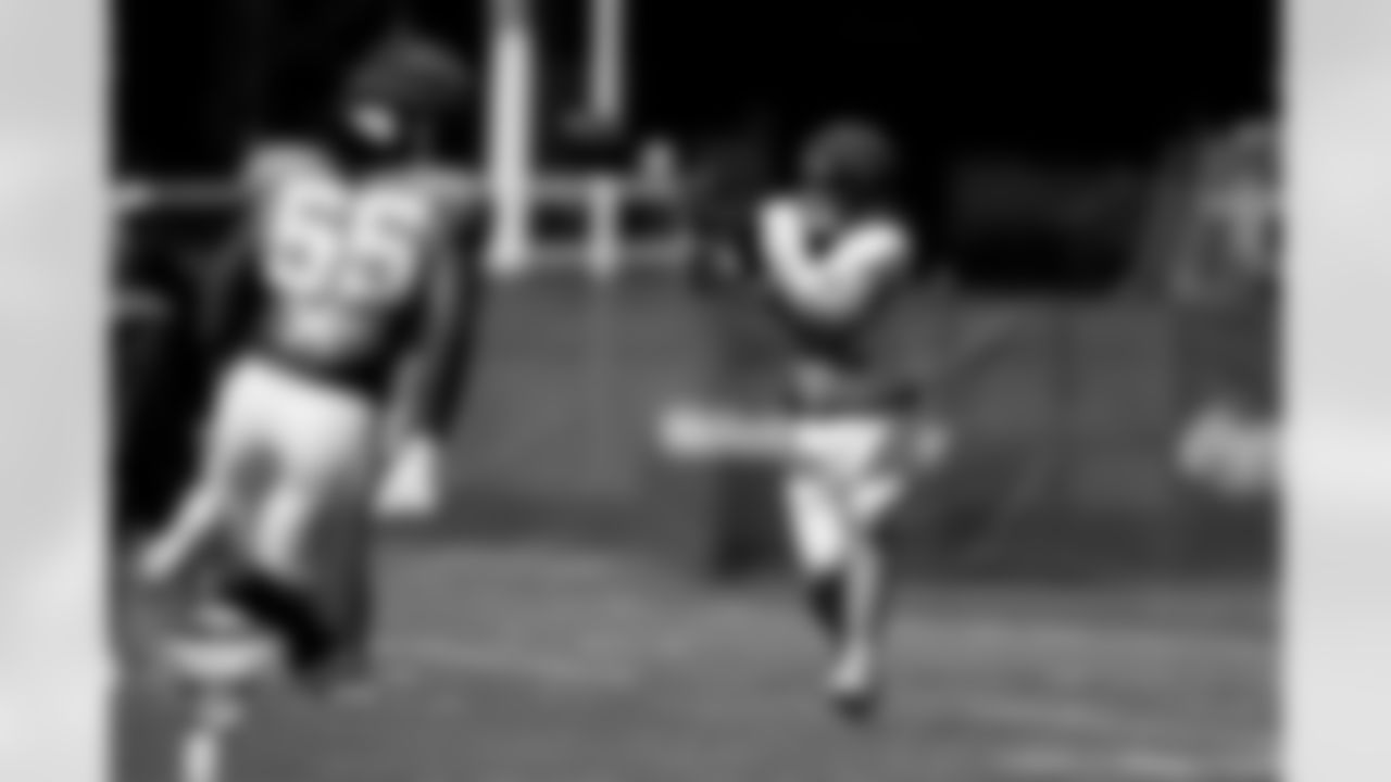 Adam Trautman during practice on Tuesday, August 19, 2025 at Broncos Park Powered by CommonSpirit in Denver, Colorado.
Photo by Gabriel Christus / Denver Broncos