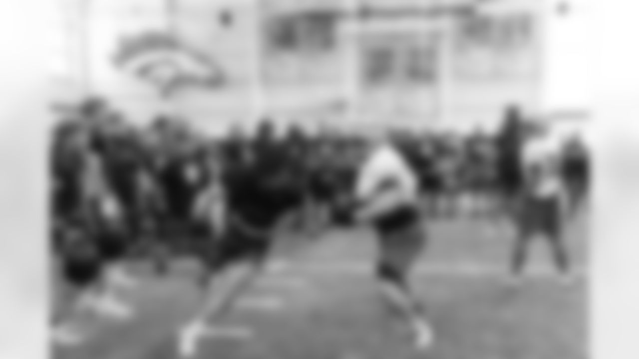 Photos from the 2024 Linemen Challenge and 7 on 7 competition on Saturday, June 15, 2024 at Broncos Park Powered by CommonSpirit in Denver, Colorado.
Photo by Gabriel Christus / Denver Broncos