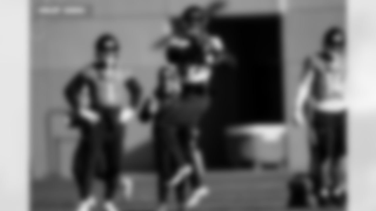 Ja'Quan McMillian during practice at Broncos Park Powered by CommonSpirit in Englewood, Colorado on January 15, 2026. Photo by Ben Swanson / Denver Broncos