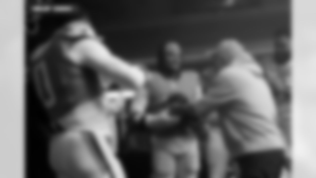 Nik Bonitto during the Broncos' Divisional Round playoff game against the Buffalo Bills at Empower Field at Mile High in Denver, Colorado on January 17, 2026. Photo by Gabriel Christus / Denver Broncos