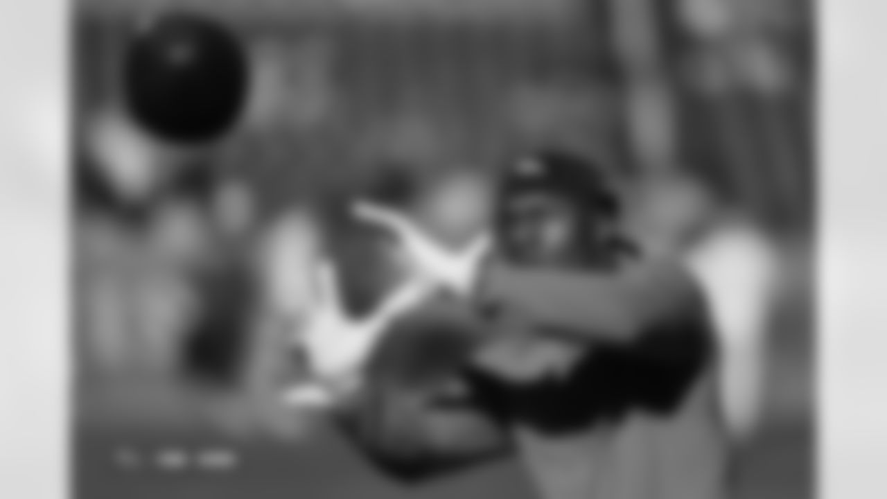 RJ Harvey before the Broncos' Week 15 game against the Green Bay Packers at Empower Field at Mile High in Denver, Colorado on December 14, 2025. Photo by Ben Swanson / Denver Broncos