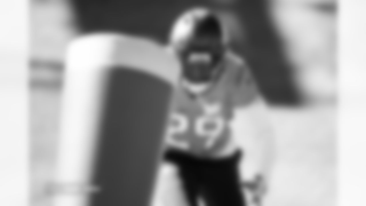 Ja'Quan McMillian during practice at Broncos Park Powered by CommonSpirit in Englewood, Colorado on October 29, 2025. Photo by Ben Swanson / Denver Broncos