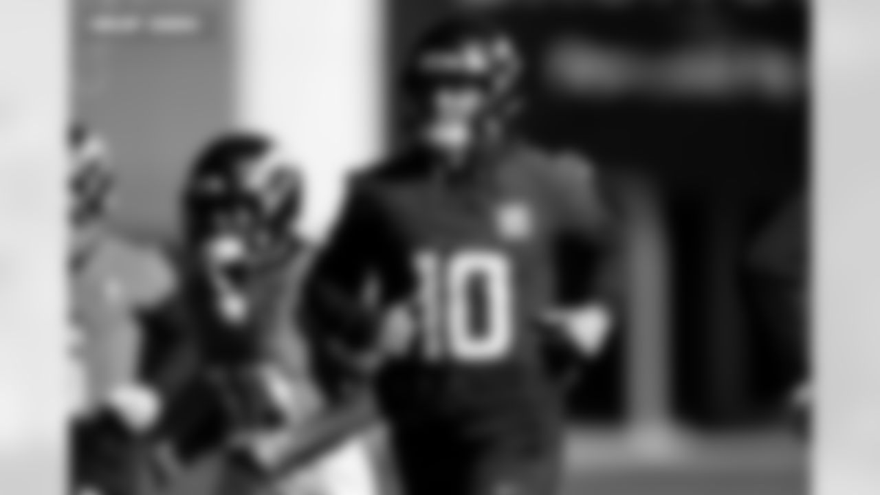 Bo Nix during practice at Broncos Park Powered by CommonSpirit in Englewood, Colorado on January 15, 2026. Photo by Ben Swanson / Denver Broncos