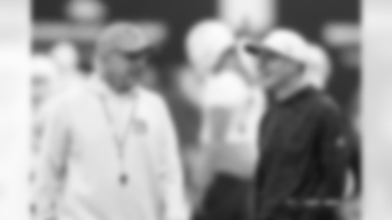 Sean Payton and Greg Penner during practice on Thursday, December 18, 2025 at Broncos Park Powered by CommonSpirit in Englewood, Colorado.
Photo by Gabriel Christus / Denver Broncos