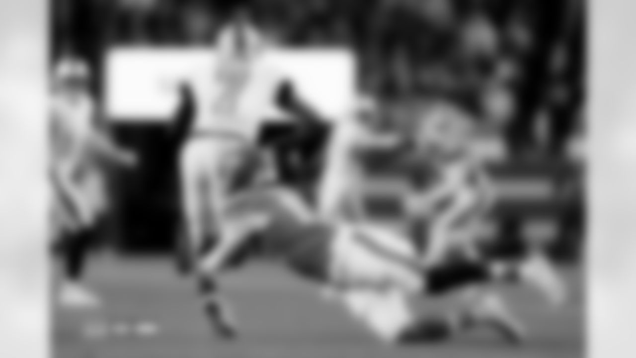 Nik Bonitto (15) before the Broncos' Week 10 game against the Las Vegas Raiders at Empower Field at Mile High in Denver, Colorado on November 6, 2025. Photo by Ben Swanson / Denver Broncos