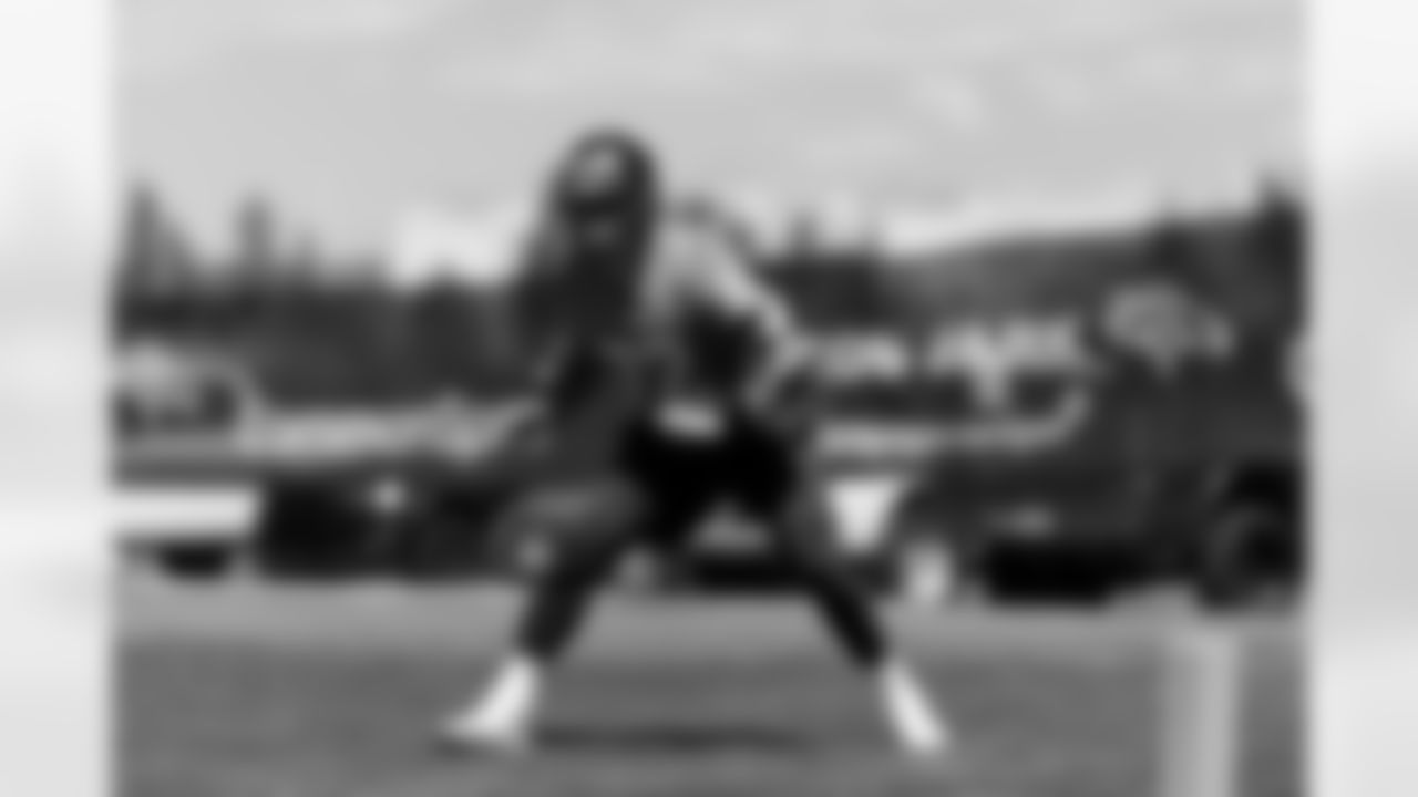Garett Bolles during Minicamp on Tuesday, June 10, 2025 at Broncos Park Powered by CommonSpirit in Englewood, Colorado.
Photo by Gabriel Christus / Denver Broncos