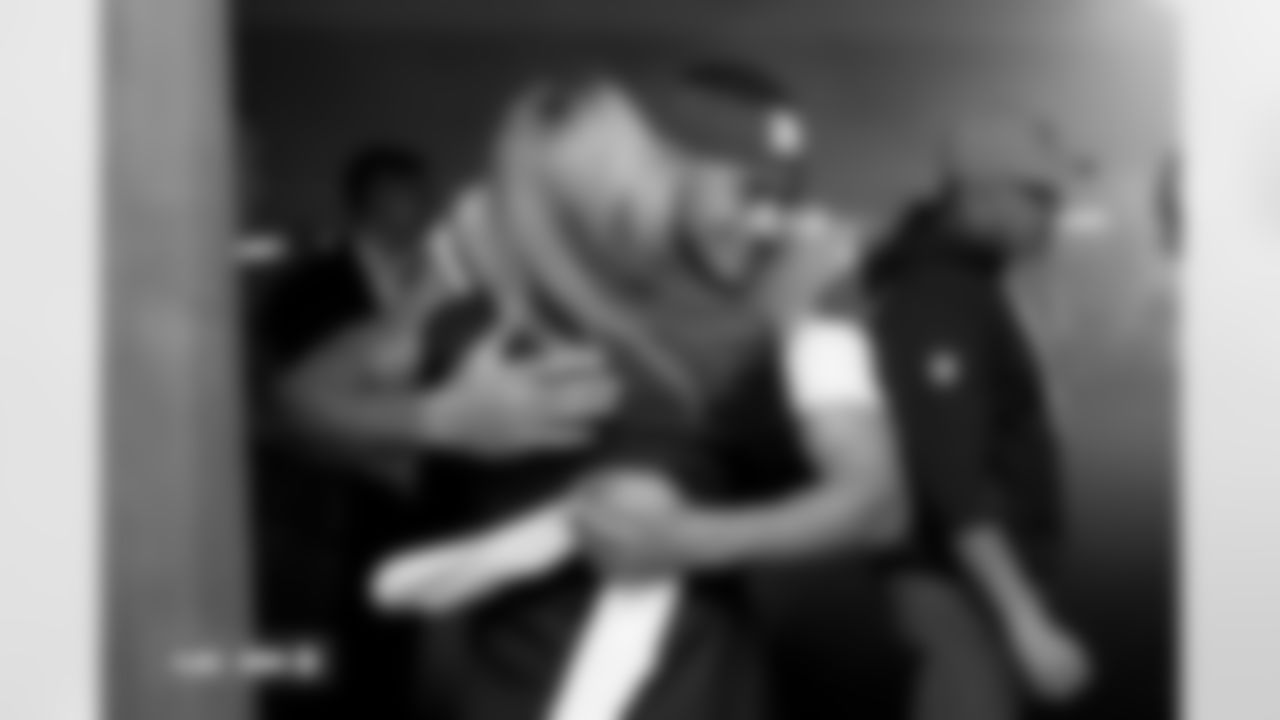 Pat Surtain II and Carrie Walton Penner after the Broncos' Week 18 game against the Los Angeles Chargers at Empower Field at Mile High in Denver, Colorado on January 4, 2026. Photo by Gabriel Christus / Denver Broncos