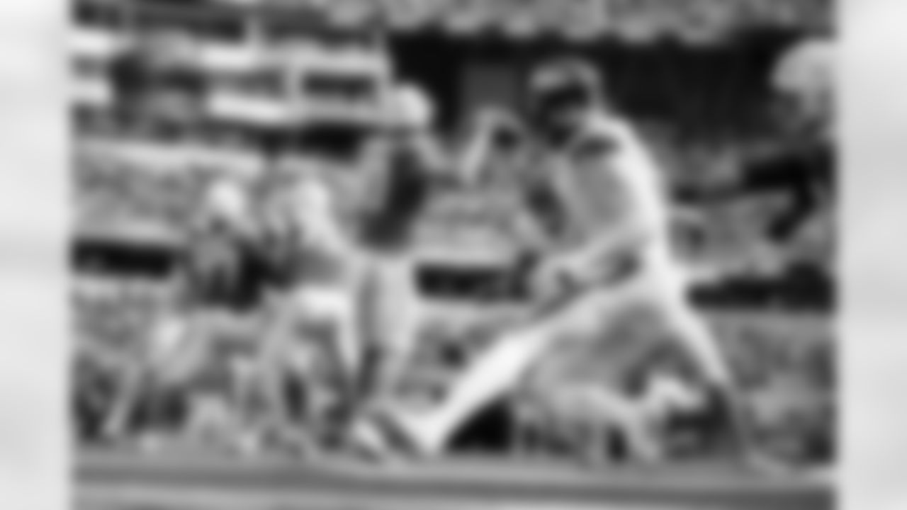 Los Angeles Chargers quarterback Justin Herbert (10) throws a pass under pressure during the Broncos' Week 3 game against the Los Angeles Chargers at SoFi Stadium in Inglewood, California on September 21, 2025. Photo by Ben Swanson / Denver Broncos