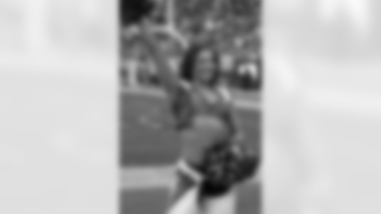 Denver Broncos Cheerleaders during the Broncos' Week 15 game against the Green Bay Packers at Empower Field at Mile High in Denver, Colorado on December 14, 2025. Photo by Paul Cloud / Denver Broncos