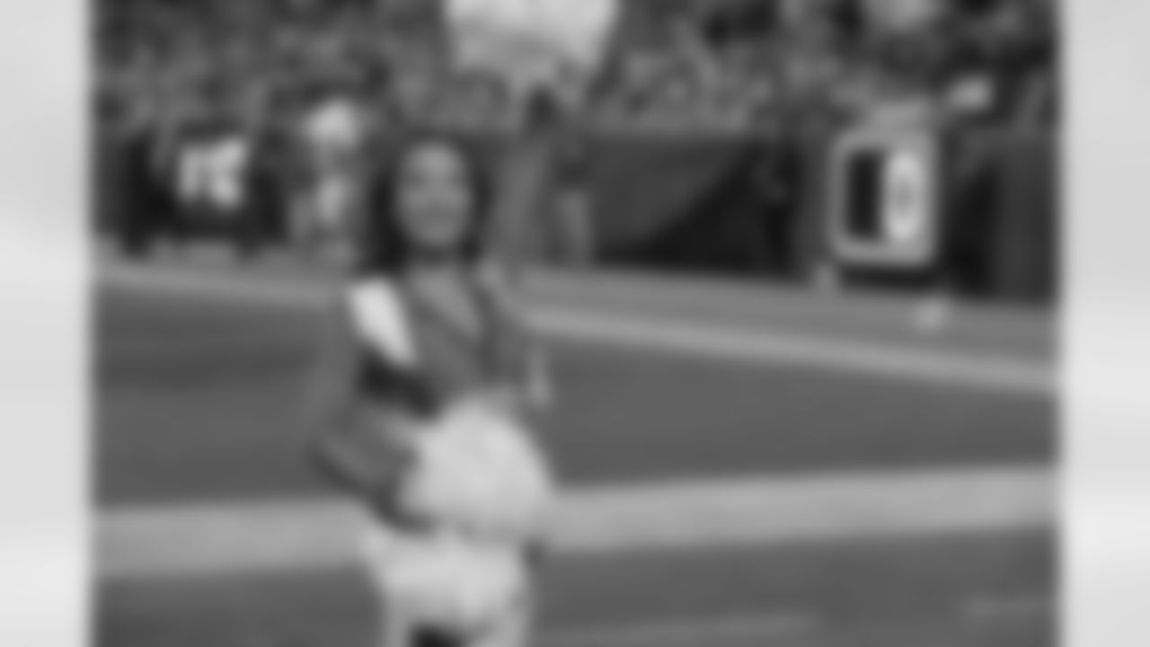 during the Broncos' Week 10 game against the Las Vegas Raiders at Empower Field at Mile High in Denver, Colorado on November 6, 2025. Photo by Paul Cloud / Denver Broncos