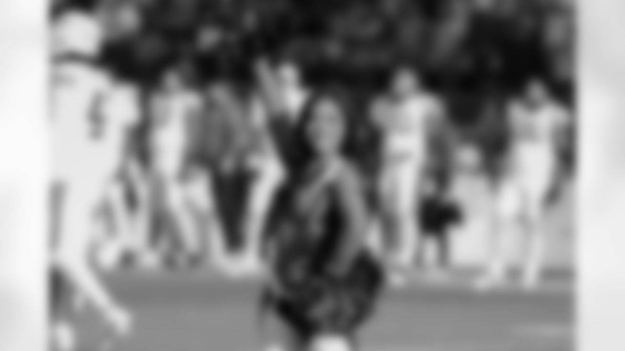 Denver Broncos Cheerleaders during the Broncos' Week 15 game against the Green Bay Packers at Empower Field at Mile High in Denver, Colorado on December 14, 2025. Photo by Paul Cloud / Denver Broncos