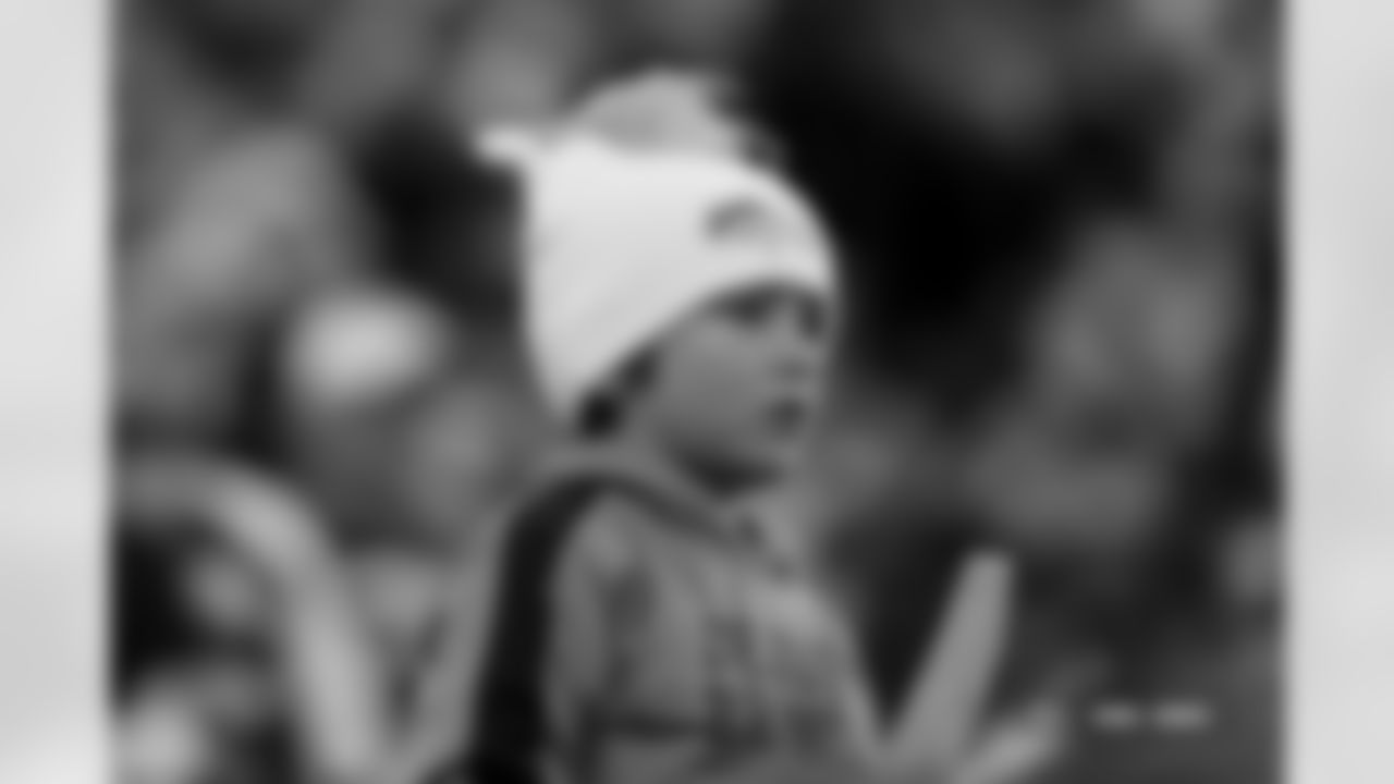 A young fan looks on during the Broncos' Week 15 game against the Indianapolis Colts at Empower Field at Mile High in Denver, Colorado on December 15, 2024. Photo by Rachel O'Driscoll / Denver Broncos