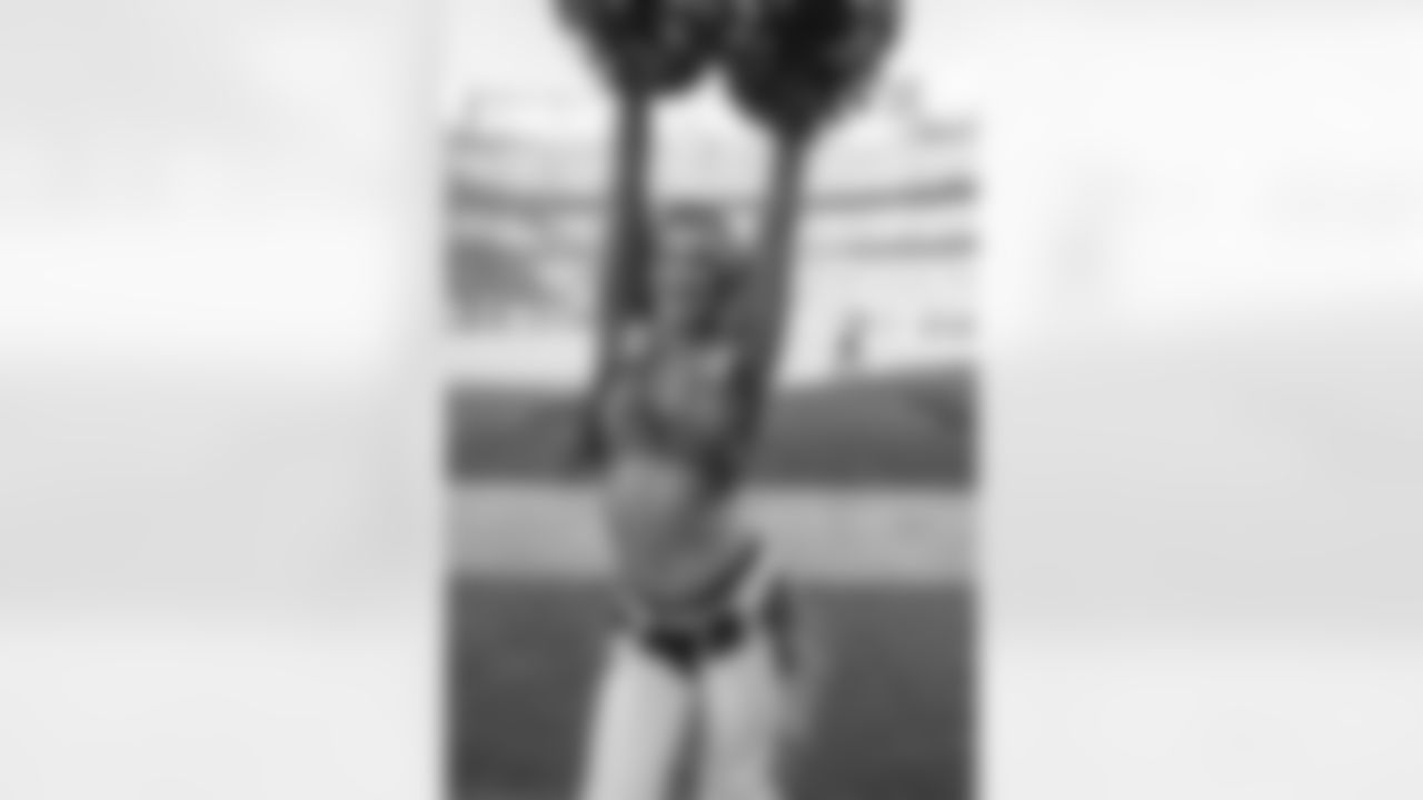 Denver Broncos Cheerleaders during the Broncos' Week 15 game against the Green Bay Packers at Empower Field at Mile High in Denver, Colorado on December 14, 2025. Photo by Paul Cloud / Denver Broncos