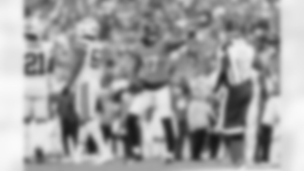 Lil'Jordan Humphrey during the Broncos' Week 15 game against the Green Bay Packers at Empower Field at Mile High in Denver, Colorado on December 14, 2025. Photo by Gabriel Christus / Denver Broncos