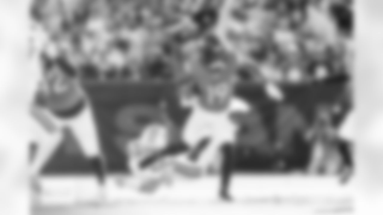 Denver Broncos wide receiver Marvin Mims Jr. (19) runs with the ball on a kickoff return during the Broncos' Week 15 game against the Green Bay Packers at Empower Field at Mile High in Denver, Colorado on December 14, 2025. Photo by Ben Swanson / Denver Broncos