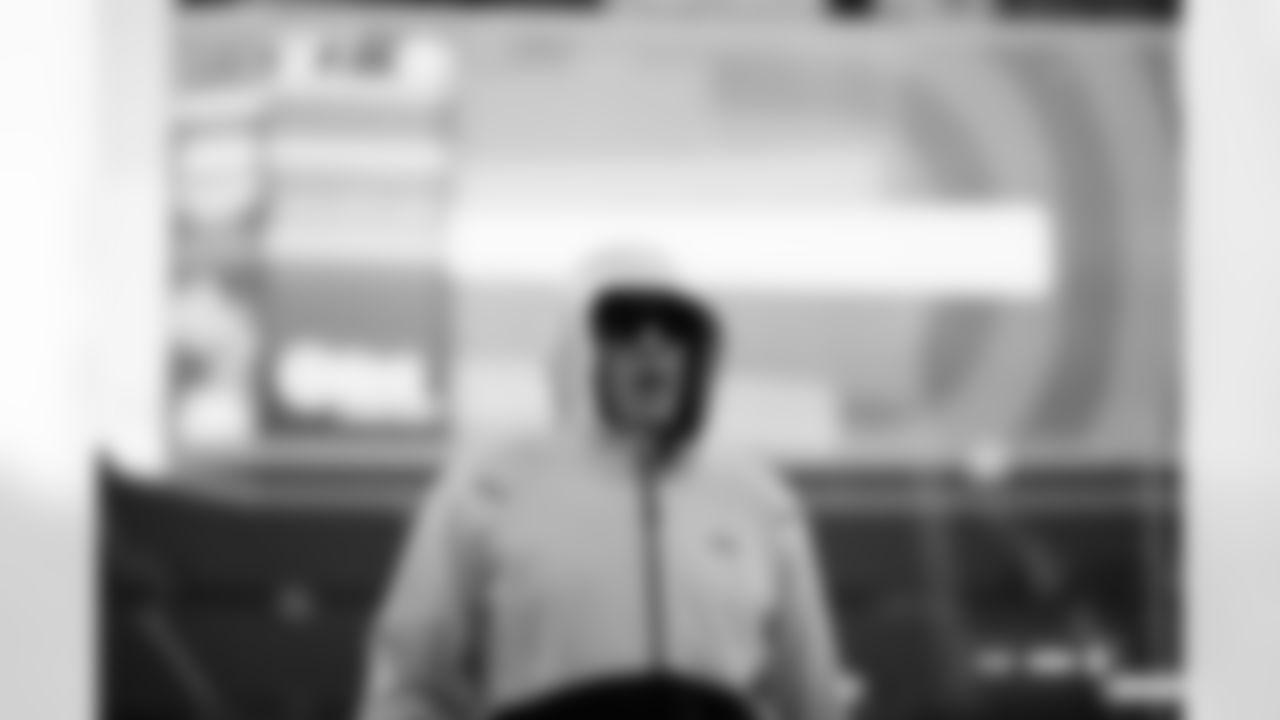 Garett Bolles photographed on film during the Broncos' Week 10 game against the Las Vegas Raiders at Empower Field at Mile High in Denver, Colorado on November 7, 2025. Photo by Gabriel Christus / Denver Broncos