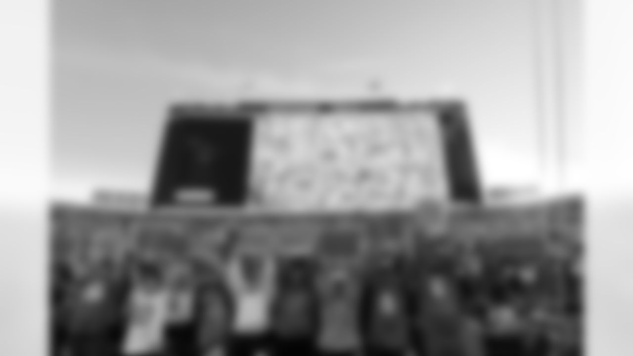 Denver Broncos fans in the south stands perform the card stunt before the Broncos' Week 18 game against the Los Angeles Chargers at Empower Field at Mile High in Denver, Colorado on January 4, 2026. Photo by Gavin Liddell / Denver Broncos