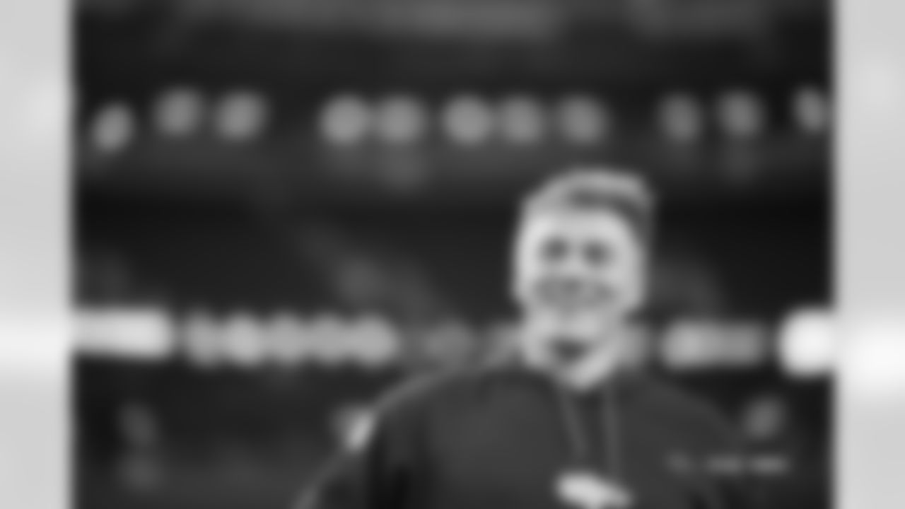 Bo Nix before the Broncos' Week 13 game against the Cleveland Browns at Empower Field at Mile High in Denver, Colorado on December 2, 2024. Photo by Gabriel Christus / Denver Broncos