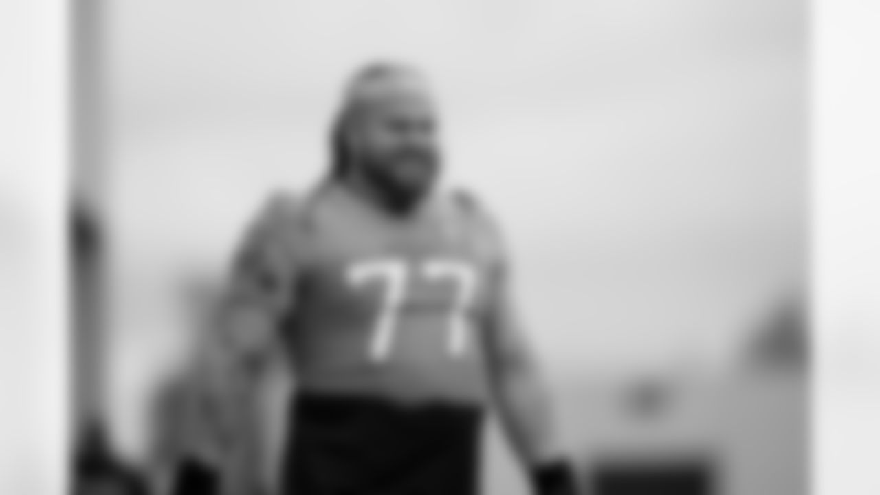 Quinn Meinerz during OTAs on Thursday, May 29, 2025 at Broncos Park Powered by CommonSpirit in Englewood, Colorado.
Photo by Gabriel Christus / Denver Broncos