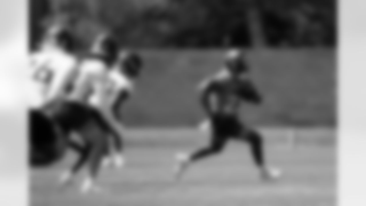 Audric Estime during minicamp at Broncos Park Powered by CommonSpirit on Thursday, June 12, 2025 in Englewood, Colorado.
Photo by Gabriel Christus / Denver Broncos