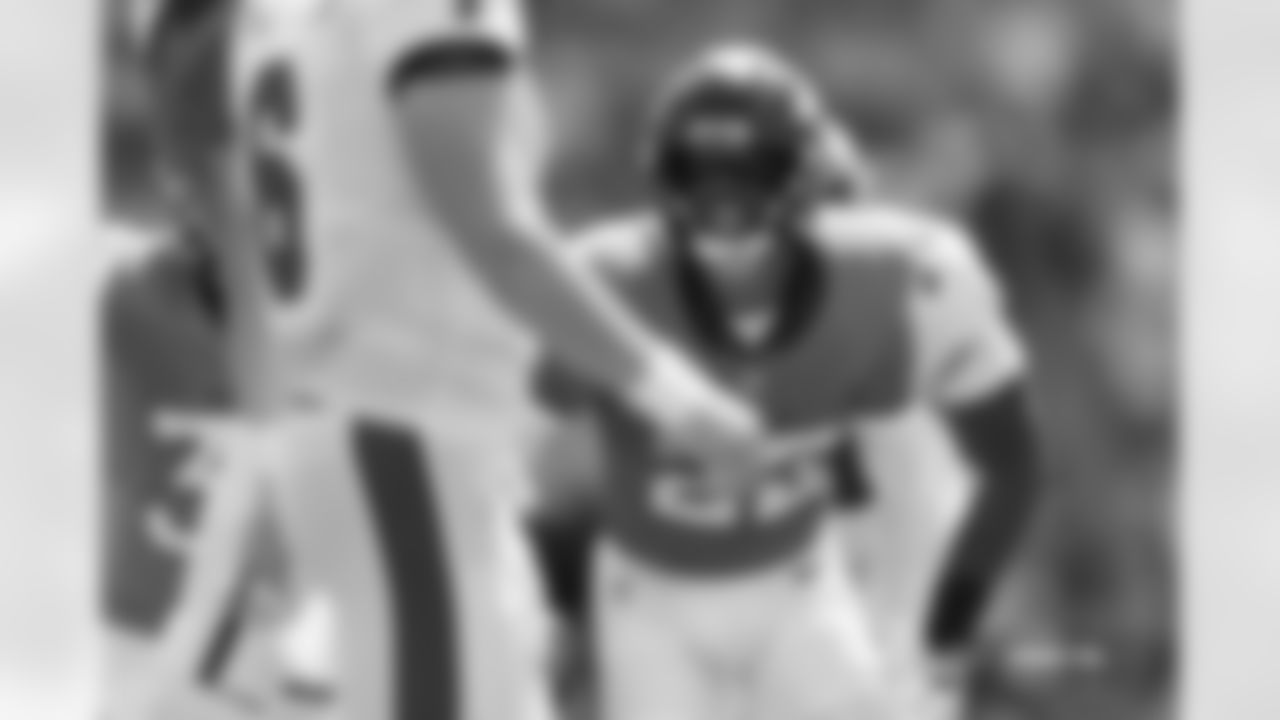 Brandon Jones during the Broncos' Week 3 game against the Tampa Bay Buccaneers at Raymond James Stadium in Tampa, Florida on September 22, 2024. Photo by / Denver Broncos
