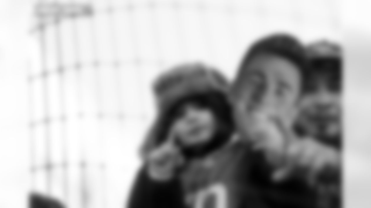 Denver Broncos fans with a Bo Nix face before the Broncos' Divisional Round playoff game against the Buffalo Bills at Empower Field at Mile High in Denver, Colorado on January 17, 2026. Photo by Gabriel Christus / Denver Broncos