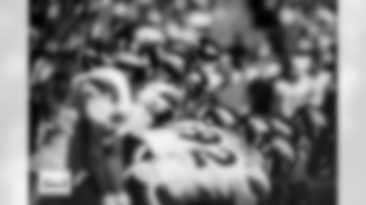 Denver Broncos quarterback Bo Nix (10) lines up during the Broncos' Week 5 game against the Philadelphia Eagles at Lincoln Financial Field in Philadelphia, Pennsylvania on October 5, 2025. Photo by Ben Swanson / Denver Broncos