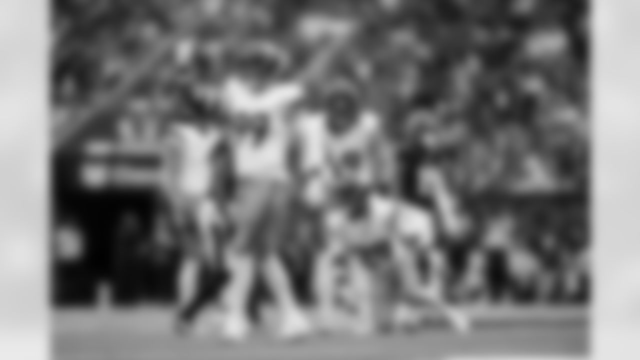 Denver Broncos defensive end Zach Allen (99) reacts after a play during the Broncos' Week 9 game against the Houston Texans at NRG Stadium in Houston, Texas on November 2, 2025. Photo by Gabriel Christus / Denver Broncos