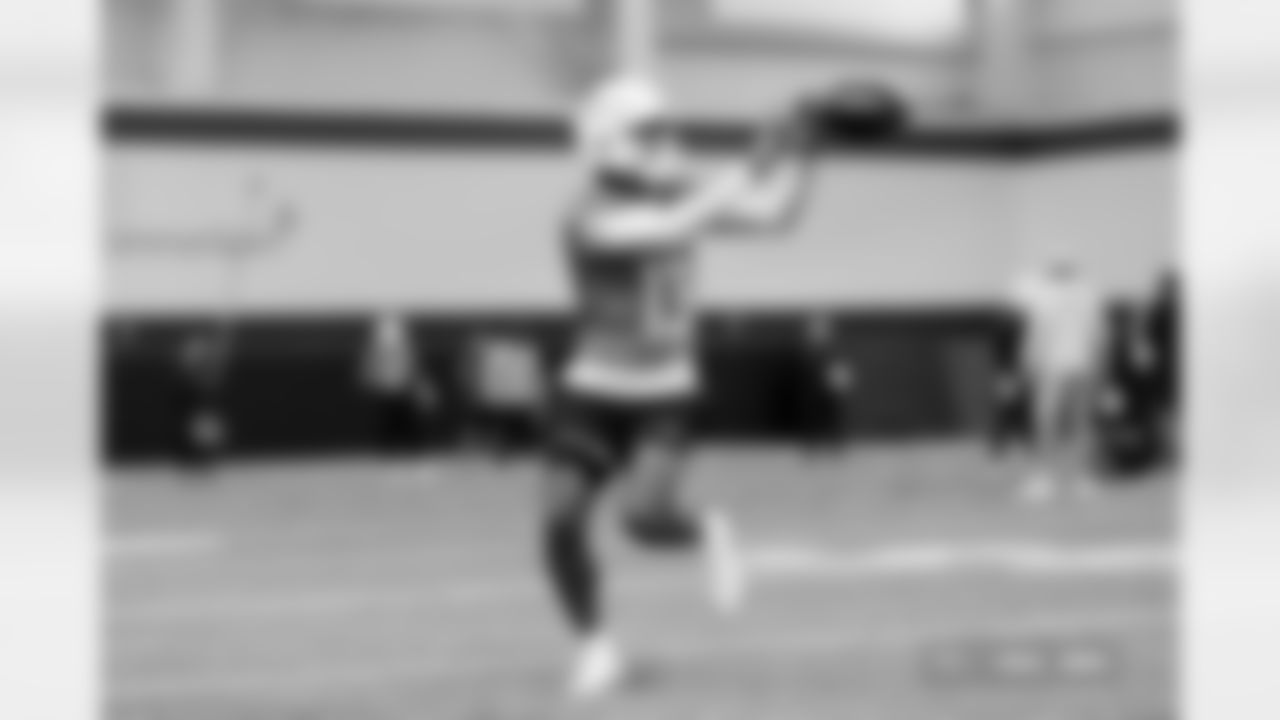 Pat Bryant during practice at Broncos Park Powered by CommonSpirit in Englewood, Colorado on December 17, 2025. Photo by Ben Swanson / Denver Broncos