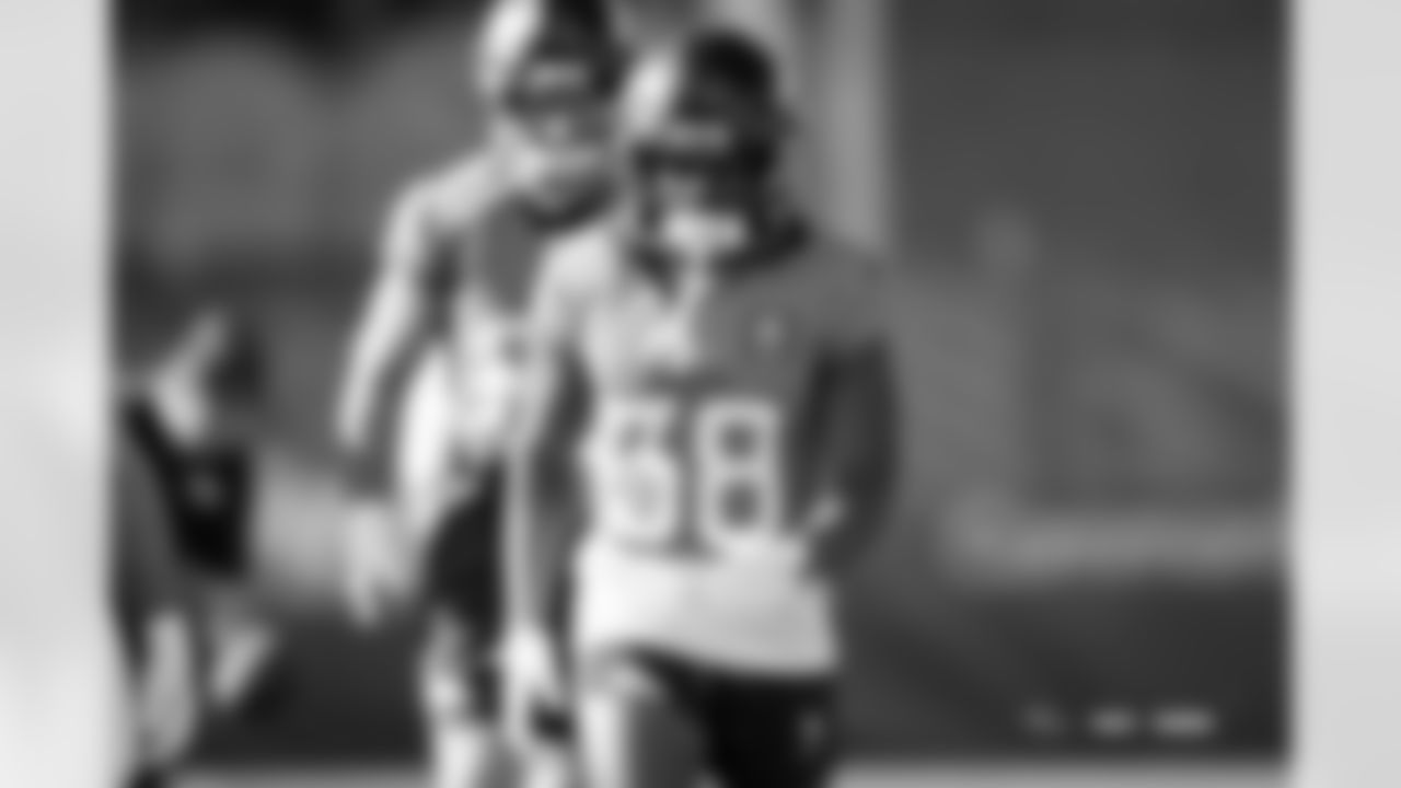 Jaleel McLaughlin during practice at Broncos Park Powered by CommonSpirit in Englewood, Colorado on November 14, 2025. Photo by Ben Swanson / Denver Broncos