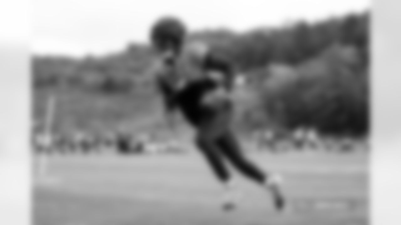 Pat Surtain II during practice at The Greenbrier in White Sulphur Springs, West Virginia on September 25, 2024. Photo by Ben Swanson / Denver Broncos