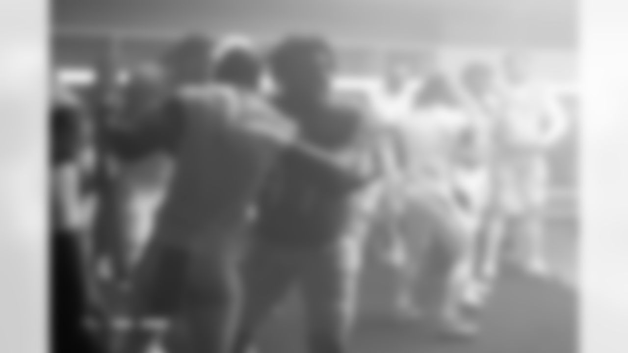 Malcolm Roach after the Broncos' Week 11 game against the Kansas City Chiefs at Empower Field at Mile High in Denver, Colorado on November 16, 2025. Photo by Gabriel Christus / Denver Broncos