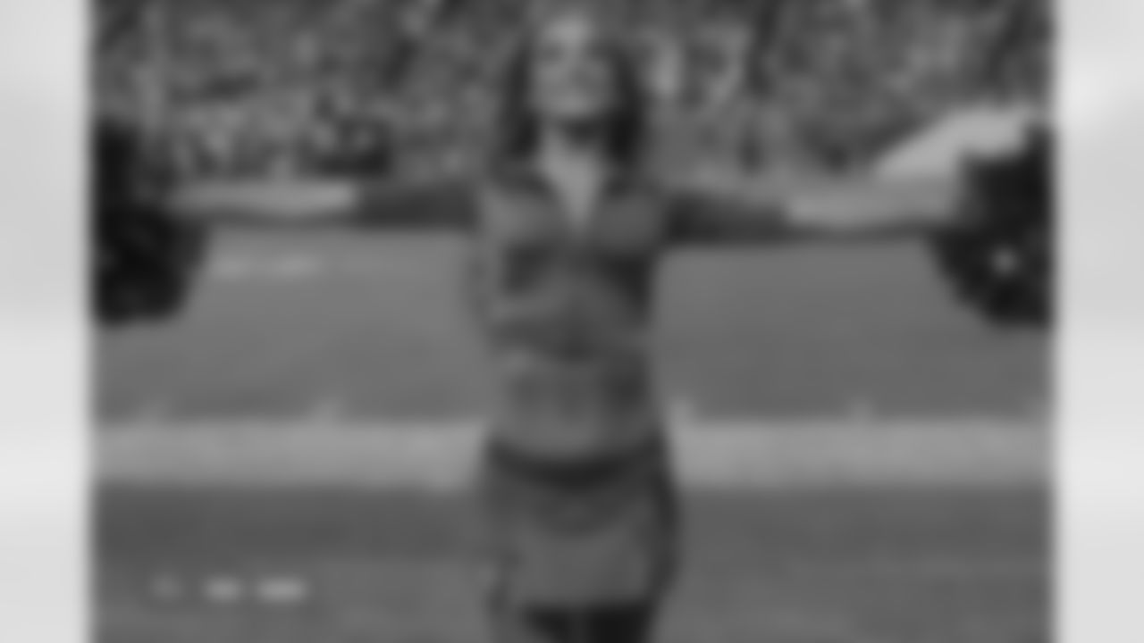 Denver Broncos Cheerleaders during the Broncos' Week 11 game against the Kansas City Chiefs at Empower Field at Mile High in Denver, Colorado on November 16, 2025. Photo by Paul Cloud / Denver Broncos