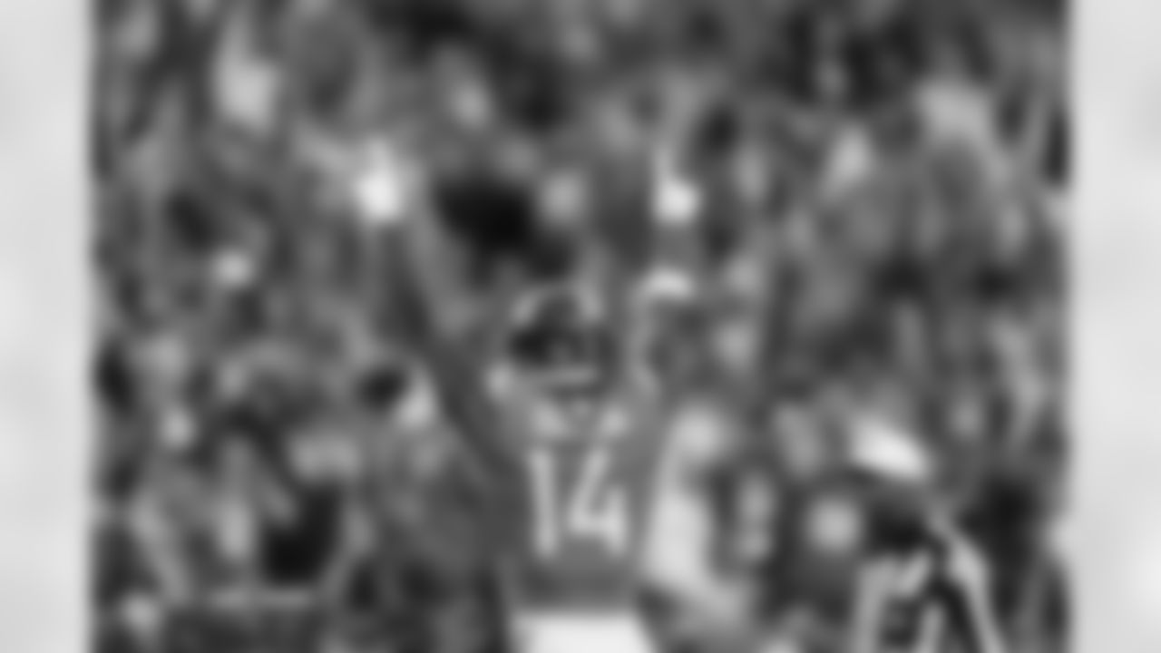 Courtland Sutton (14) during the Broncos' Week 11 game against the Kansas City Chiefs at Empower Field at Mile High in Denver, Colorado on November 16, 2025. Photo by Ben Swanson / Denver Broncos