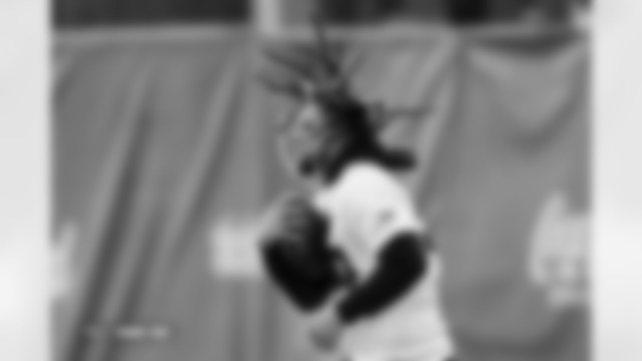 Levelle Bailey during practice at Broncos Park Powered by CommonSpirit in Englewood, Colorado on December 23, 2025. Photo by Ben Swanson / Denver Broncos