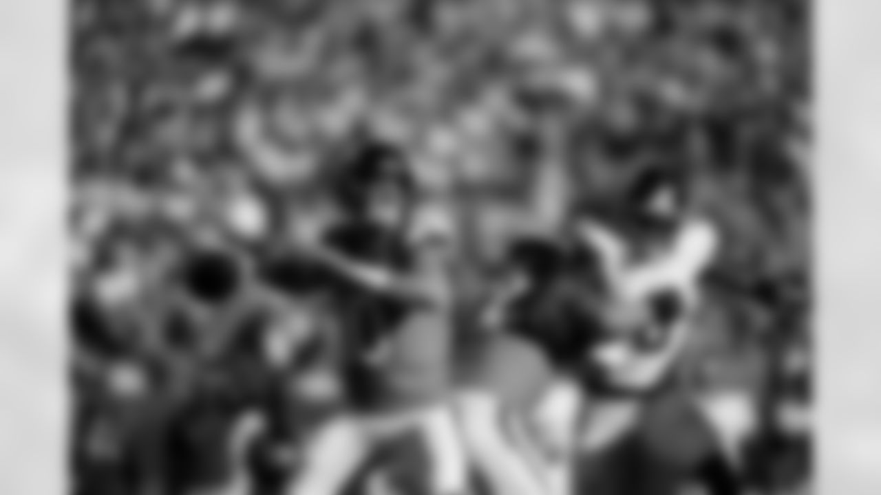 Denver Broncos quarterback Bo Nix (10) drops back to pass during the Broncos' Week 7 game against the New York Giants at Empower Field at Mile High in Denver, Colorado on October 19, 2025. Photo by Gabriel Christus / Denver Broncos