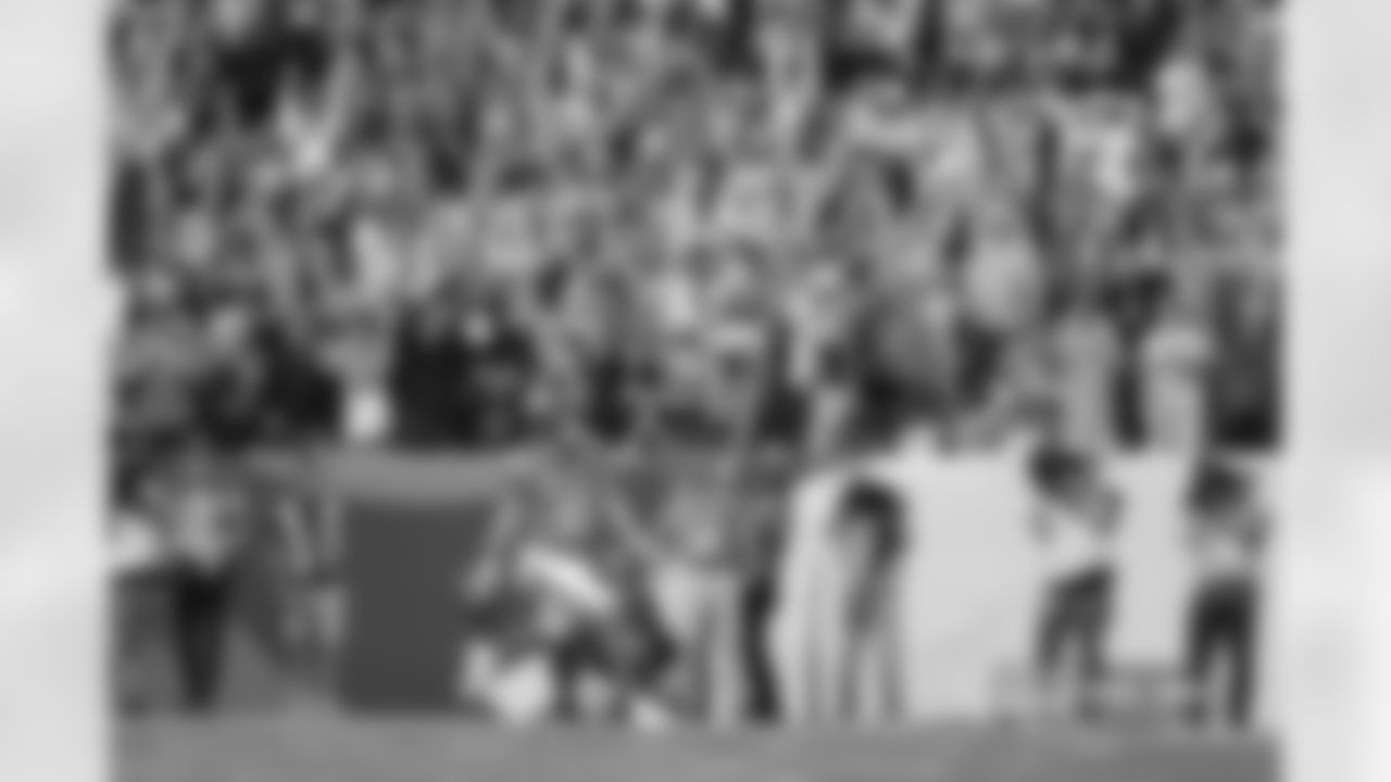 Bo Nix during the Broncos' Week 7 game against the New York Giants at Empower Field at Mile High in Denver, Colorado on October 19, 2025. Photo by Ben Swanson / Denver Broncos