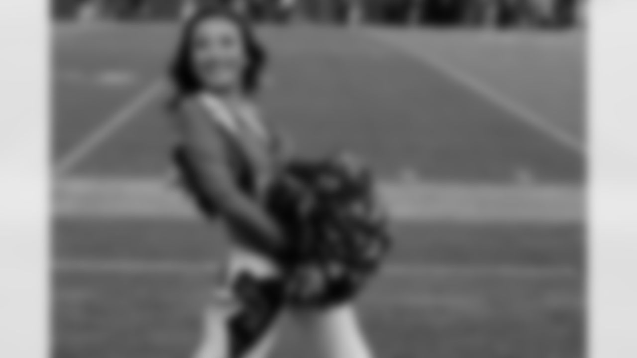 Denver Broncos Cheerleaders during the Broncos' Week 15 game against the Green Bay Packers at Empower Field at Mile High in Denver, Colorado on December 14, 2025. Photo by Paul Cloud / Denver Broncos