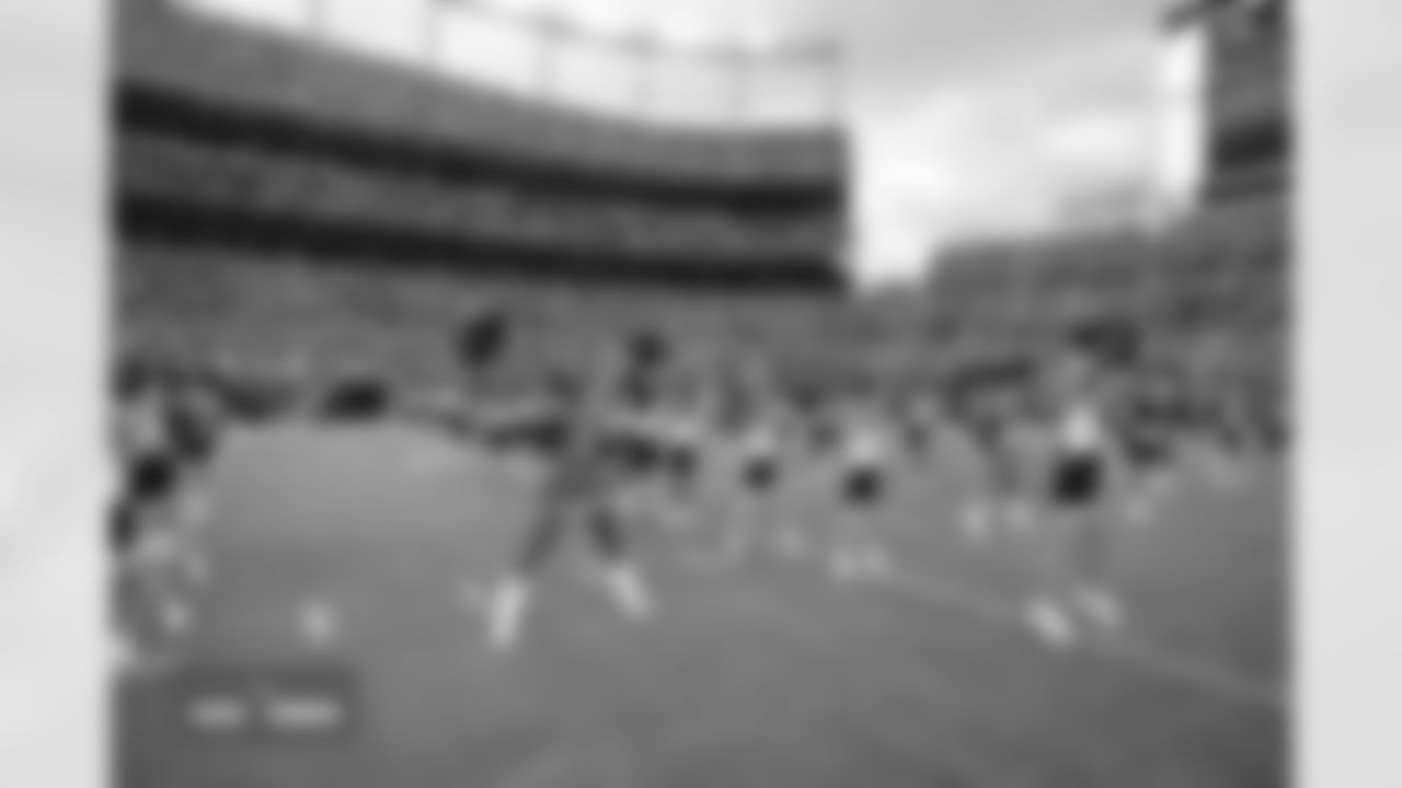 DBC Sarah and JDBC perform before the Broncos' preseason Week 2 game against the Arizona Cardinals at Empower Field at Mile High in Denver, Colorado on August 16, 2025. Photo by Gabriel Christus / Denver Broncos