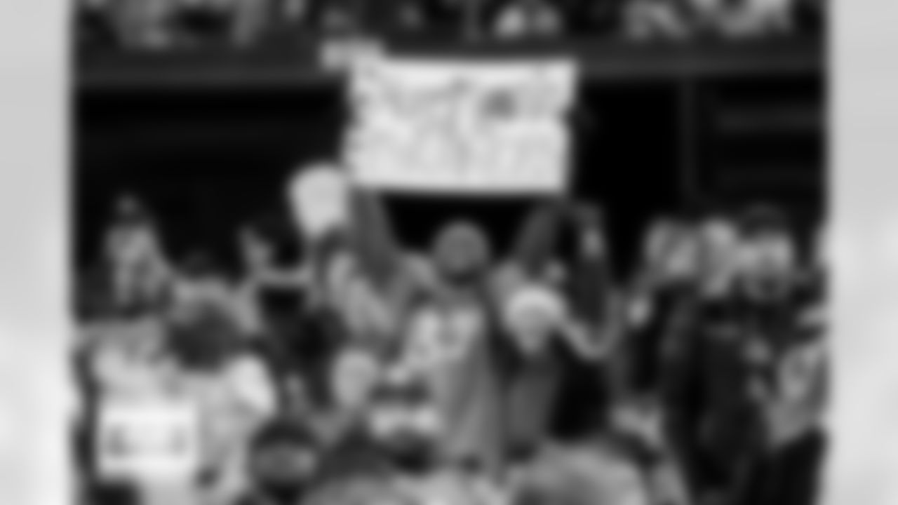 Fans during the Broncos' Week 10 game against the Buffalo Bills at Highmark Stadium in Orchard Park, New York on November 13, 2023. Photo by Gabriel Christus / Denver Broncos