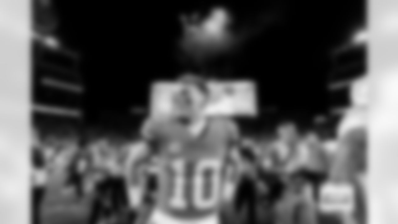 Bo Nix after the Broncos' Week 18 game against the Los Angeles Chargers at Empower Field at Mile High in Denver, Colorado on January 4, 2026. Photo by Gavin Liddell / Denver Broncos