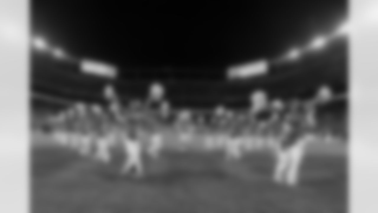 during the Broncos' Week 10 game against the Las Vegas Raiders at Empower Field at Mile High in Denver, Colorado on November 6, 2025. Photo by Paul Cloud / Denver Broncos