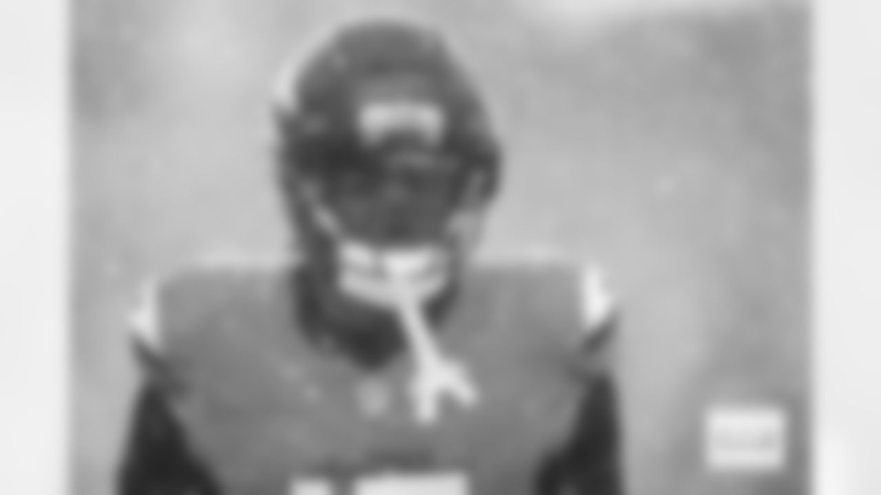 Denver Broncos linebacker Nik Bonitto (15) during the AFC Championship Game between the Denver Broncos and New England Patriots at Empower Field at Mile High in Denver, Colorado on January 25, 2026. Photo by Kyle Cooper / Denver Broncos