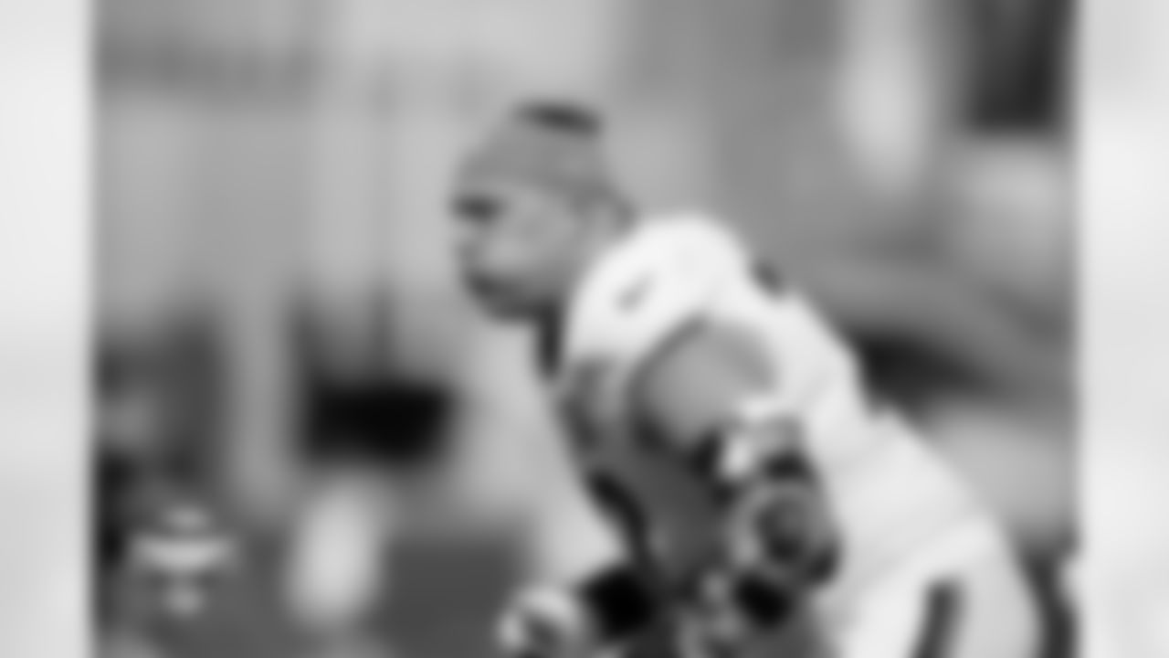 Garett Bolles during a training camp practice at Broncos Park Powered by CommonSpirit on Monday, July 28, 2025 in Englewood, Colorado.
Photo by Gabriel Christus / Denver Broncos