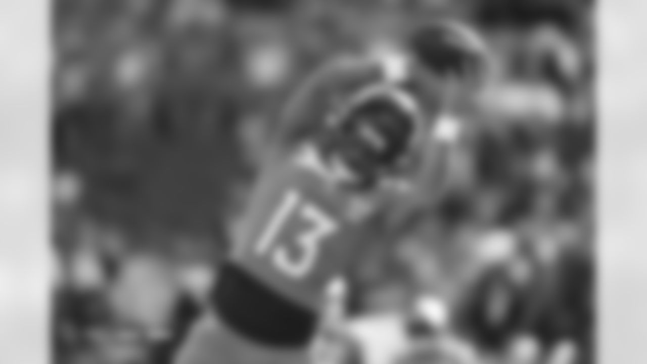 Pat Bryant (13) before the Broncos' Week 16 game against the Jacksonville Jaguars at Empower Field at Mile High in Denver, Colorado on December 21, 2025. Photo by Ben Swanson / Denver Broncos