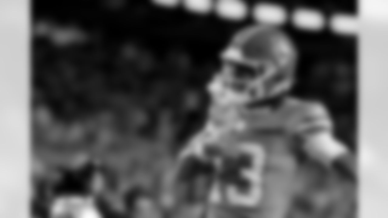 Pat Bryant during the Broncos' Week 10 game against the Las Vegas Raiders at Empower Field at Mile High in Denver, Colorado on November 6, 2025. Photo by ADAM BRATTEN / Denver Broncos