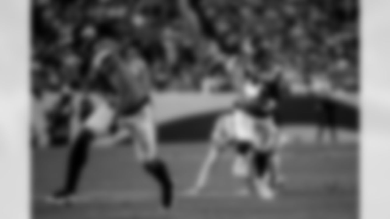 Denver Broncos wide receiver Troy Franklin (11) runs with the ball on a reception during the Broncos' Week 15 game against the Green Bay Packers at Empower Field at Mile High in Denver, Colorado on December 14, 2025. Photo by Ben Swanson / Denver Broncos