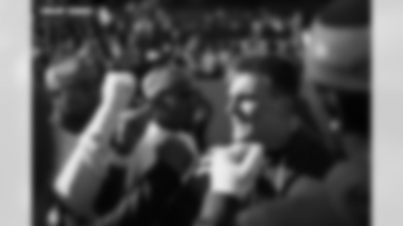 Bo Nix (10) before the Broncos' Divisional Round playoff game against the Buffalo Bills at Empower Field at Mile High in Denver, Colorado on January 17, 2026. Photo by Ben Swanson / Denver Broncos