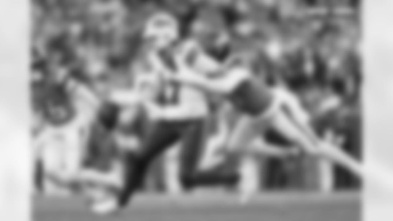 Nik Bonitto (15) during the Broncos' Divisional Round playoff game against the Buffalo Bills at Empower Field at Mile High in Denver, Colorado on January 17, 2026. Photo by Gabriel Christus / Denver Broncos